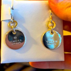 NWT’s Authentic Gucci sterling silver earrings